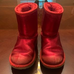 Kids size 2 RED UGGs for sale!